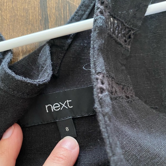 Next Black Tiered Dress - Picture 9 of 12